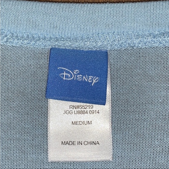Women’s M DISNEY FROZEN QUEEN ELSA Ice Blue Soft Knit L/S Crewneck Top NWTS $34 - Picture 7 of 8